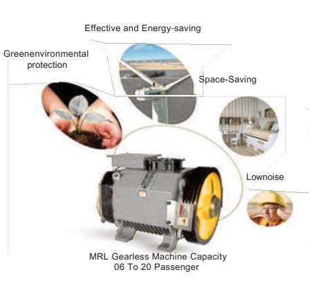 Gearless Machine for MRL Elevators